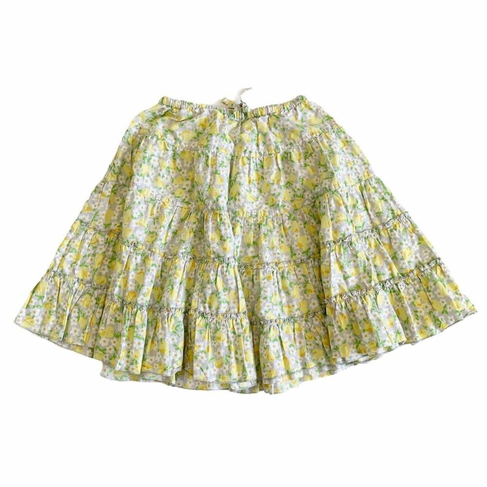 Mini Boden Tiered Pear Skirt Size 5-6y